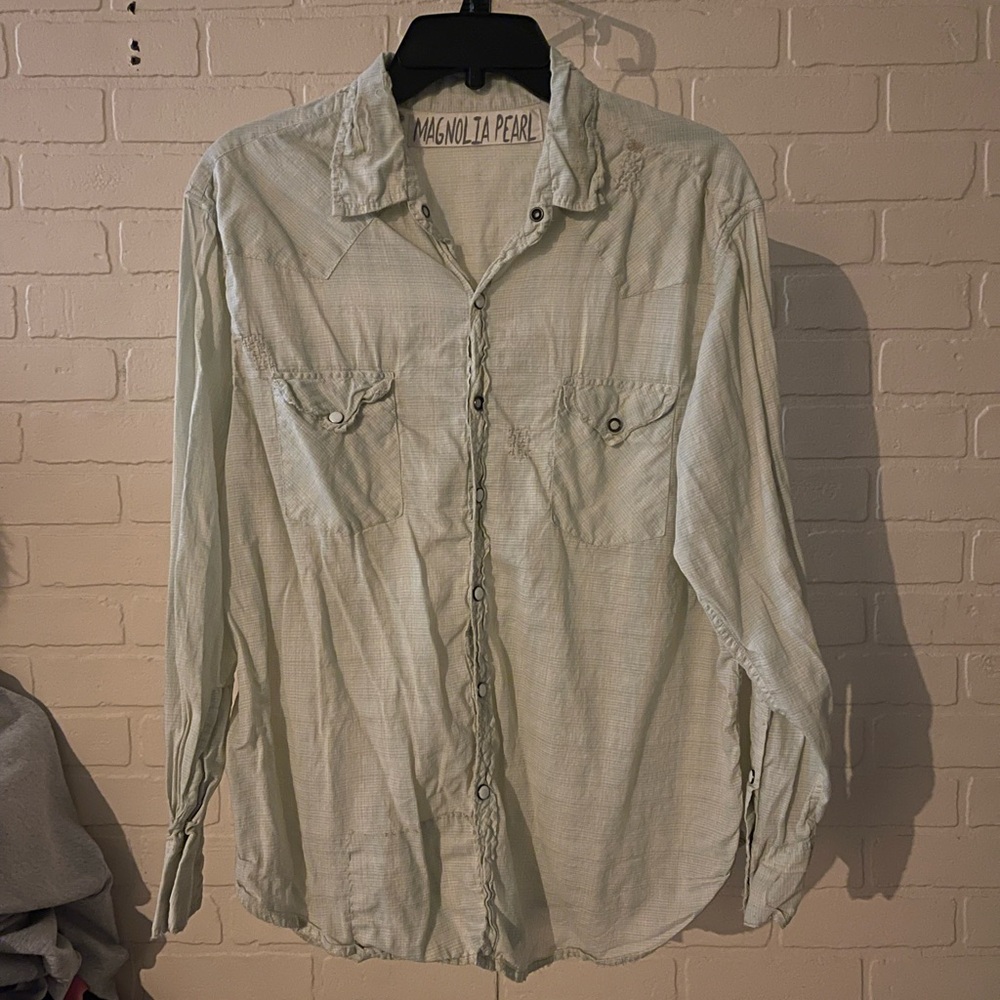 Magnolia Pearl Cotton Kelly Western Shirt